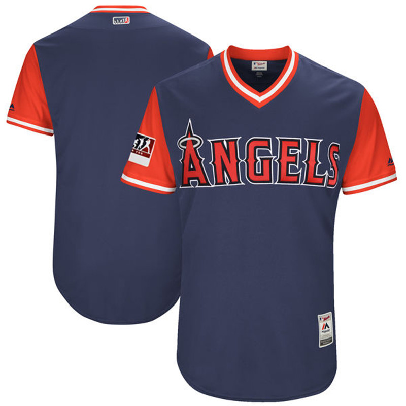 Angels Navy 2018 Players' Weekend Authentic Team Jersey