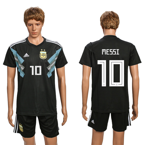 Argentina 10 MESSI Away 2018 FIFA World Cup Soccer Jersey