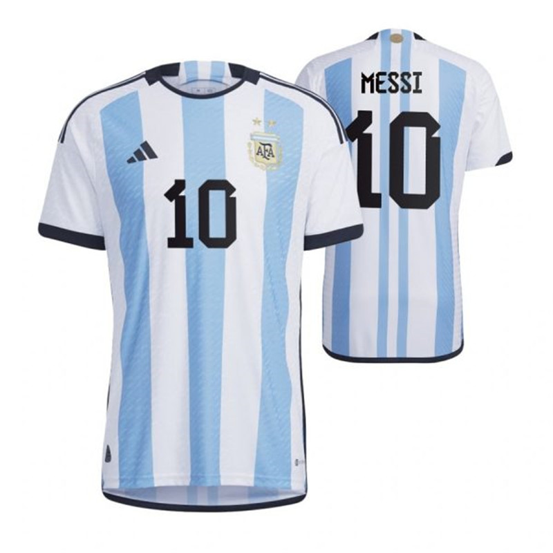 Argentina 10 MESSI Home 2022 FIFA World Cup Thailand Soccer Jersey