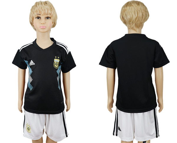 Argentina Away 2018 FIFA World Cup Youth Soccer Jersey