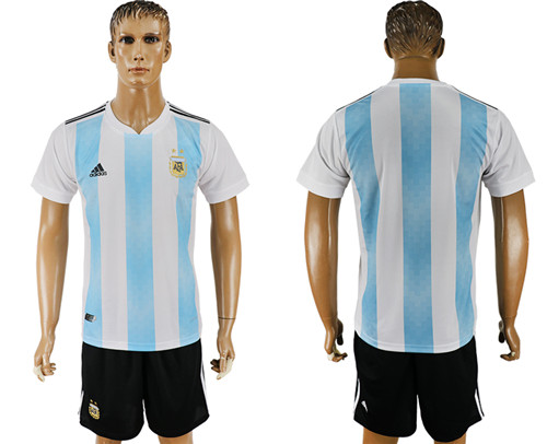 Argentina Home 2018 World Cup Soccer Jersey