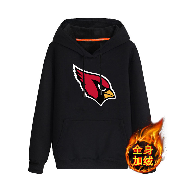 Arizona Cardinals Men's Winter Thick NFL Pullover Hoodie