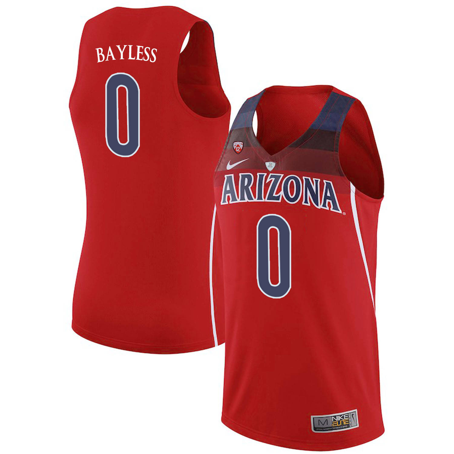 Arizona Wildcats 0 Jerryd Bayless Red College Basketball Jersey