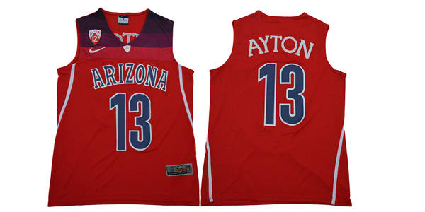 Arizona Wildcats 13 Deandre Ayton Red College Basketball Jersey