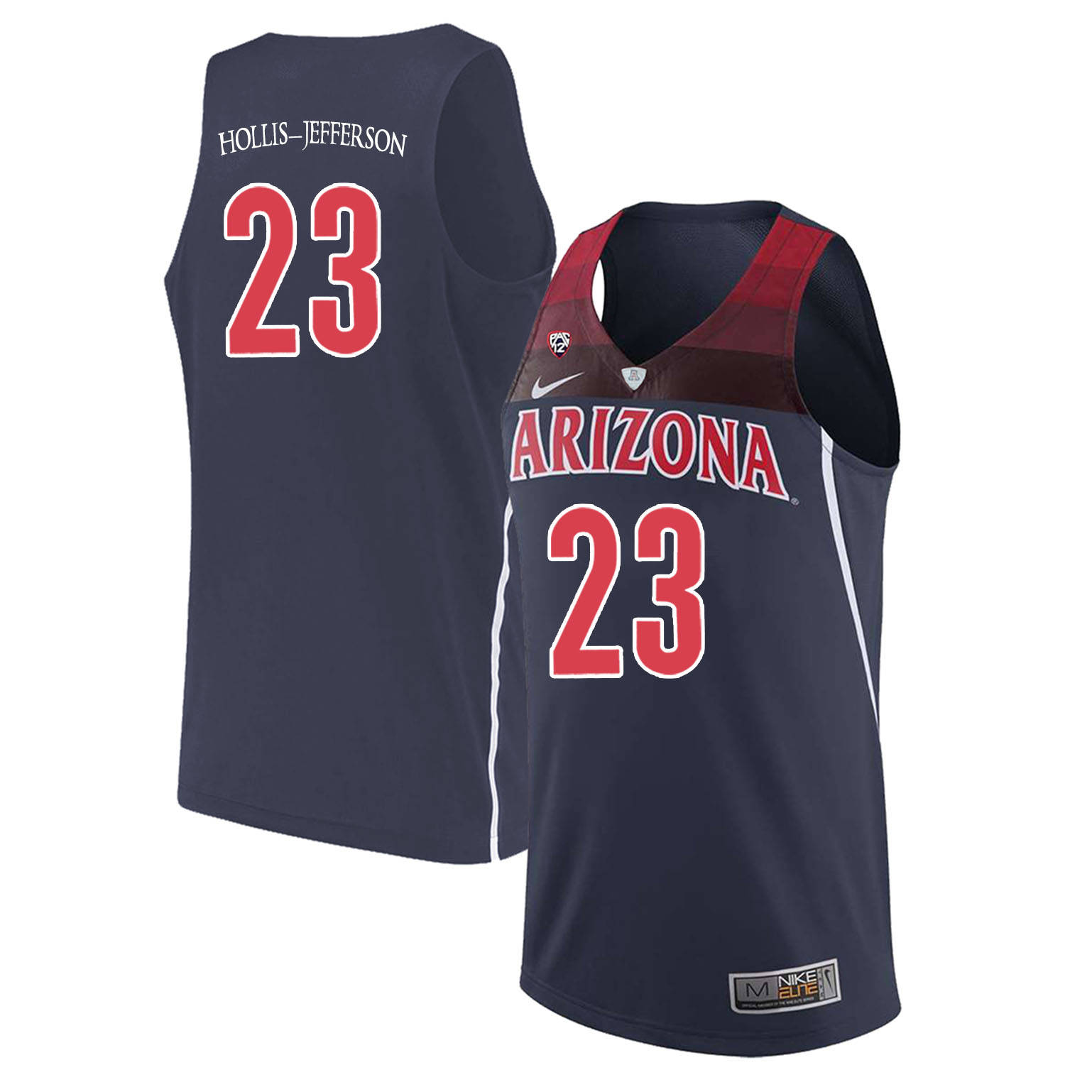 Arizona Wildcats 23 Rondae Hollis Jefferson Navy College Basketball Jersey