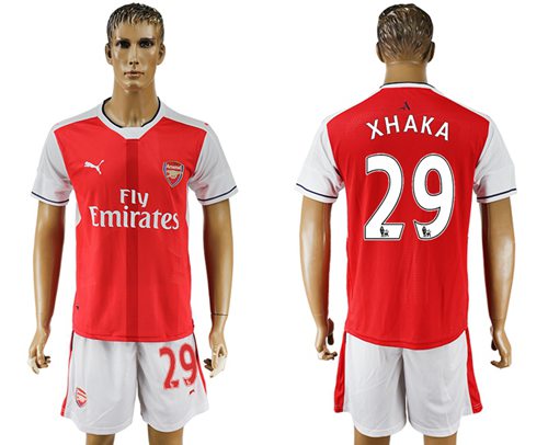 Arsenal 29 Xhaka Home Soccer Club Jersey