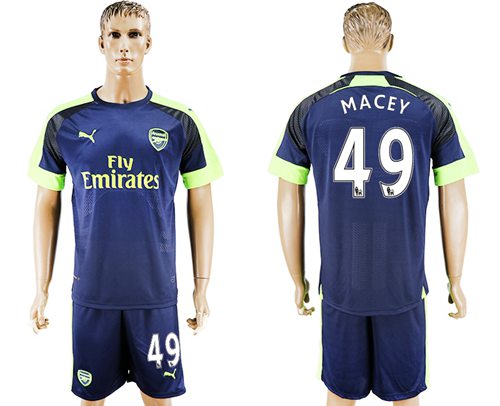 Arsenal 49 Macey Sec Away Soccer Club Jersey