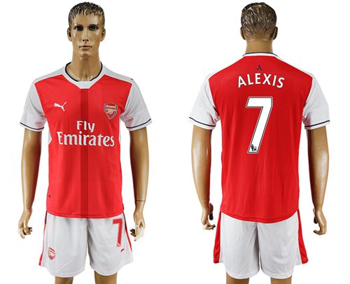 Arsenal 7 Alexis Home Soccer Club Jersey