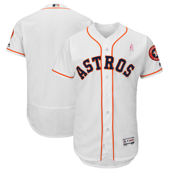 Astros Blank White 2018 Mother's Day Flexbase Jersey