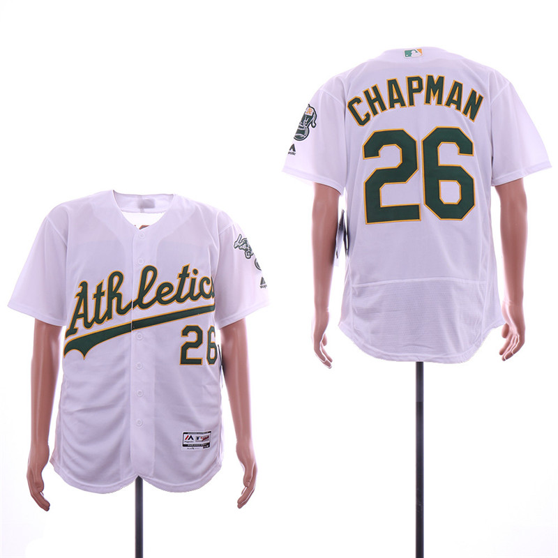 Athletics 26 Matt Chapman White Flexbase Jersey