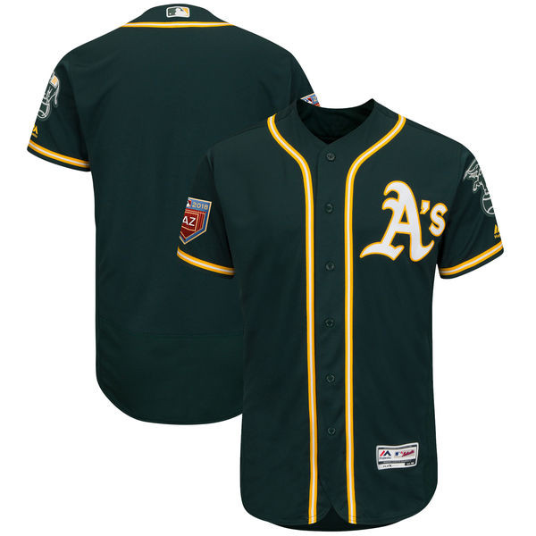 Athletics Blank Green 2018 Spring Training Flexbase Jersey