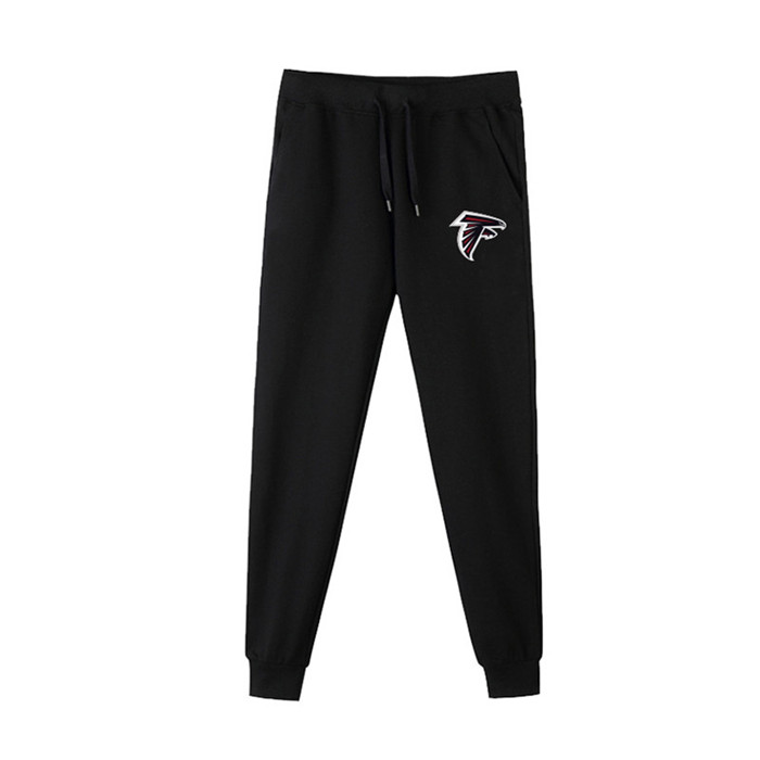 Atlanta Falcons Black Men's Winter Thicken NFL Sports Pant