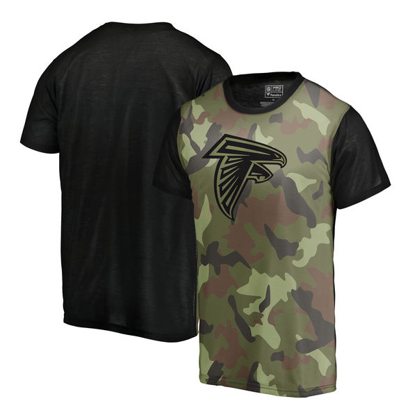 Atlanta Falcons Camo NFL Pro Line by Fanatics Branded Blast Sublimated T Shirt