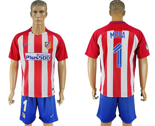 Atletico Madrid 1 Moya Home Soccer Club Jersey