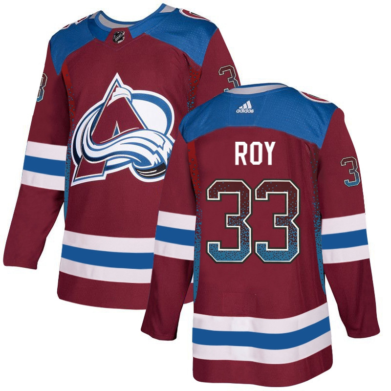 Avalanche 33 Patrick Roy Red Drift Fashion  Jersey