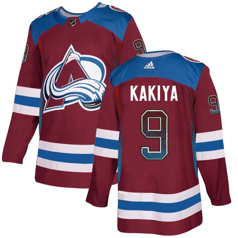 Avalanche 9 Paul Kariya Red Drift Fashion  Jersey