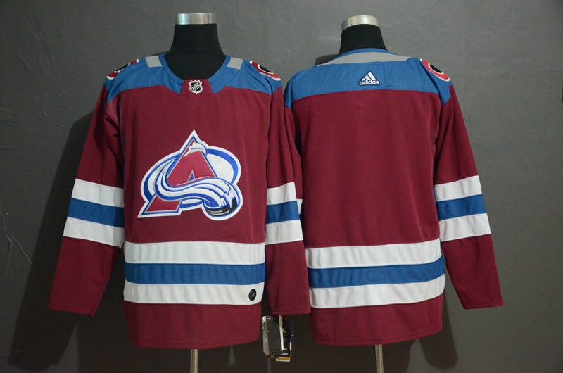 Avalanche Blank Red  Jersey