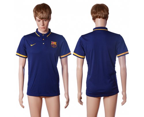 Barcelona Blank Home Polo T shirt