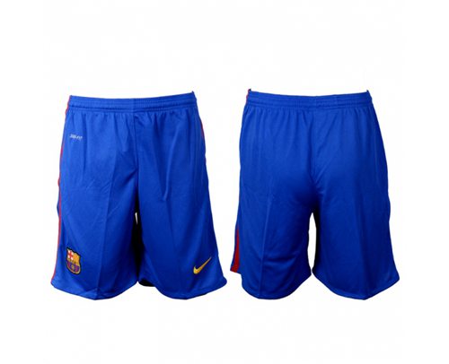 Barcelona Blank Home Soccer Shorts