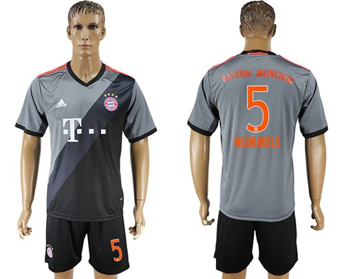 Bayern Munchen 5 Hummels Away Soccer Club Jersey