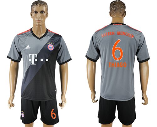 Bayern Munchen 6 Thiago Away Soccer Club Jersey