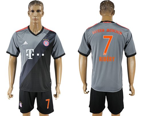 Bayern Munchen 7 Ribery Away Soccer Club Jersey