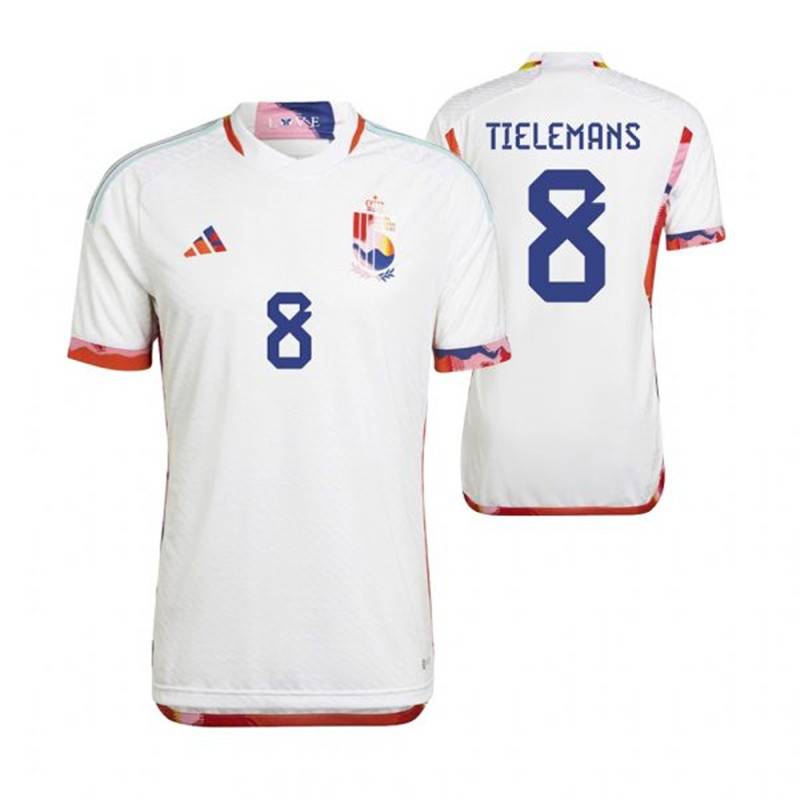 Belgium 8 TIELEMANS Away 2022 FIFA World Cup Thailand Soccer Jersey