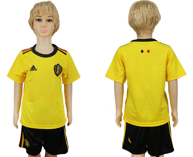 Belgium Away Youth 2018 FIFA World Cup Soccer Jersey