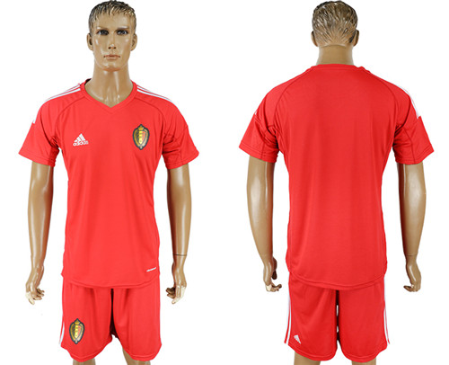 Belgium Red Goalkeeper 2018 FIFA World Cup Soccer Jersey