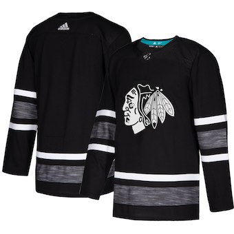 Blackhawks Black 2019 NHL All Star Game  Jersey