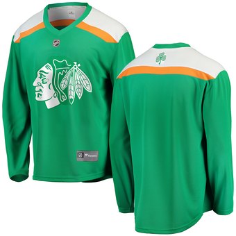 Blackhawks Green 2019 St. Patrick's Day  Jersey