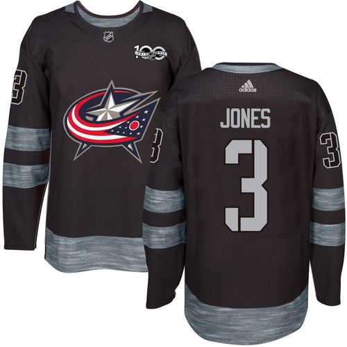 Blue Jackets 3 Seth Jones Black 1917 2017 100th Anniversary Stitched NHL Jersey