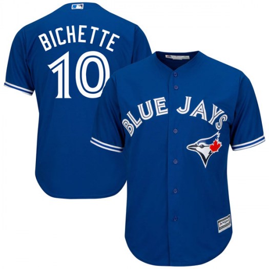 Blue Jays 10 Bo Bichette Royal Cool Base Jersey