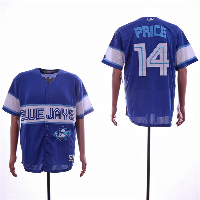 Blue Jays 14 David Price Royal Cool Base Jersey