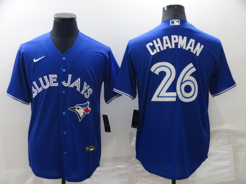 Blue Jays 26 Matt Chapman Royal Nike Cool Base Jersey