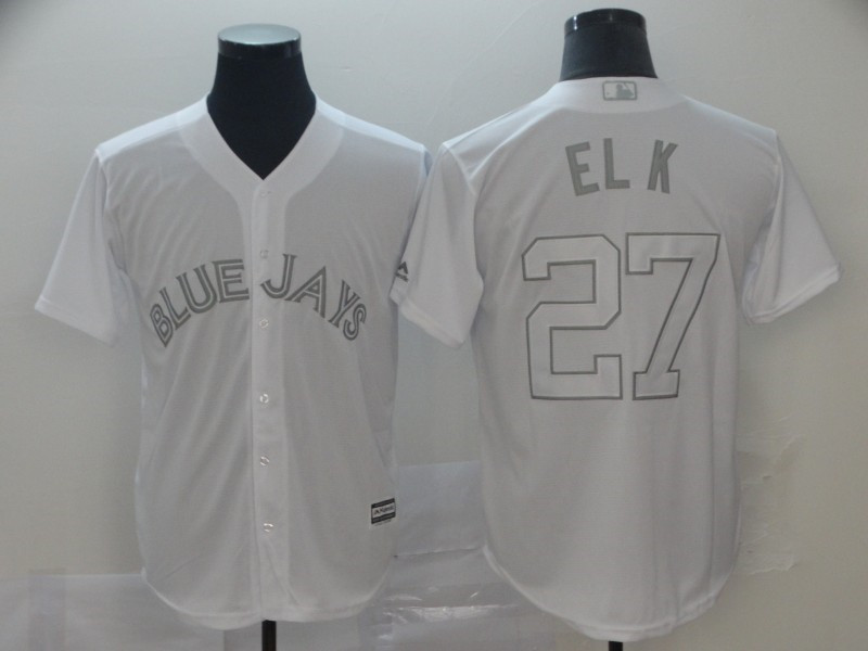 Blue Jays 27 Vladimir Guerrero Jr. El K White 2019 Players' Weekend Player Jersey