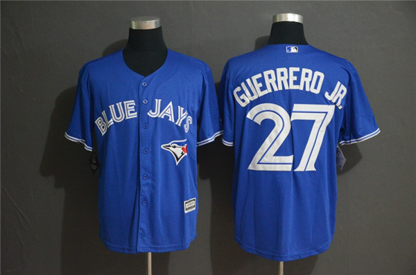 Blue Jays 27 Vladimir Guerrero Jr. Royal Cool Base Jersey