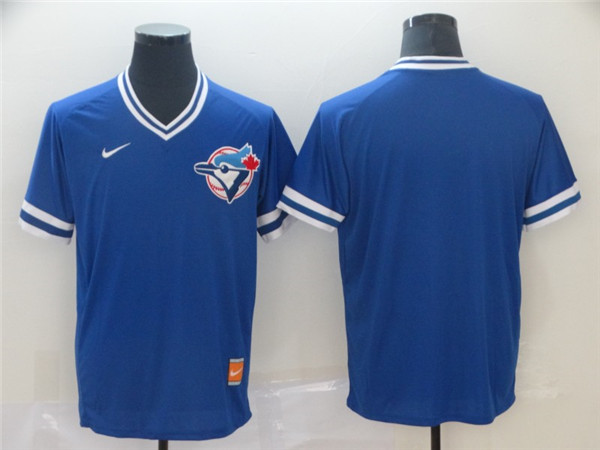 Blue Jays Blank Royal Throwback Jersey