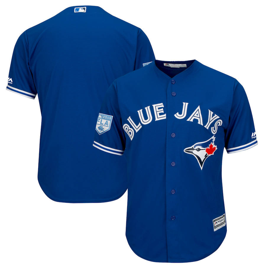 Blue Jays Royal 2019 Spring Training Cool Base Jersey