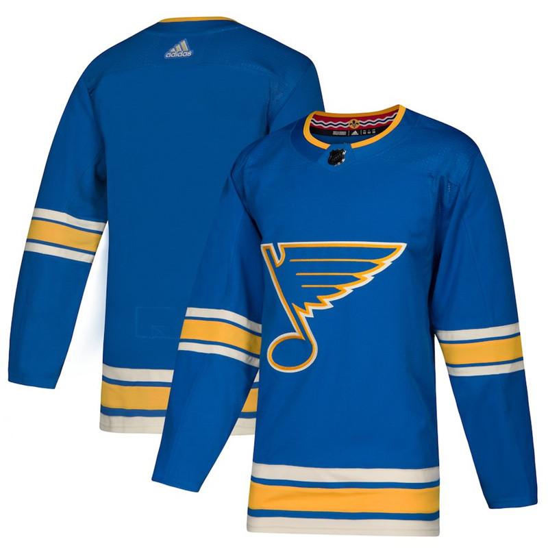 Blues Blank Blue Alternate  Jersey