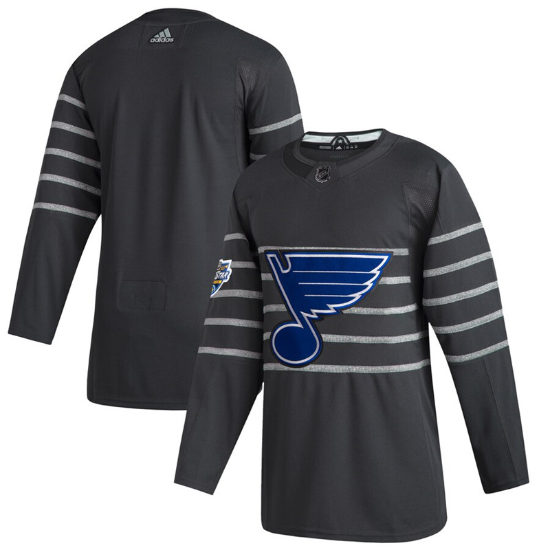 Blues Blank Gray 2020 NHL All Star Game Adidas Jersey