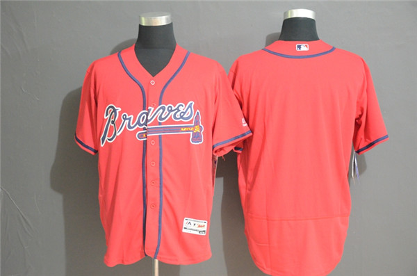 Braves Blank Red Flexbase Jersey