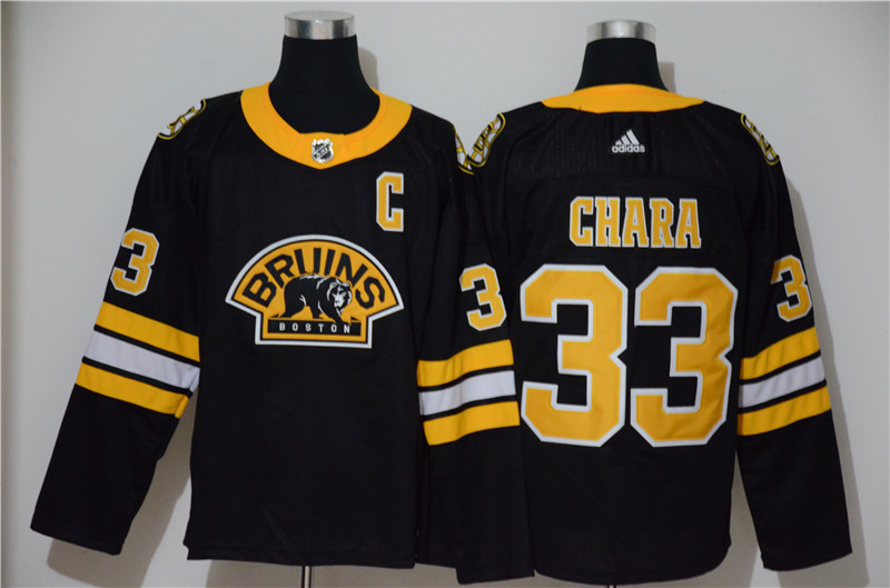 Bruins 33 Zdeno Chara Black 3rd Adidas Jersey