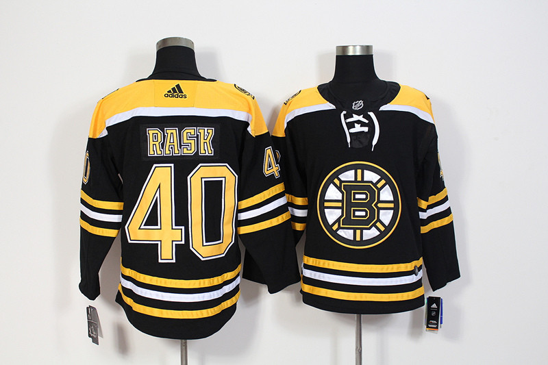 Bruins 40 Tuukka Rask Black  Jersey