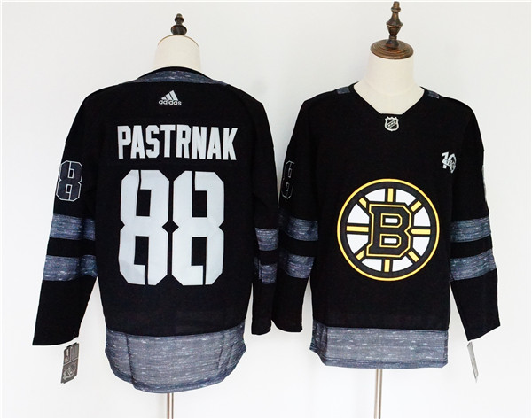 Bruins 88 David Pastrnak Black 1917 2017 100th Anniversary  Jersey