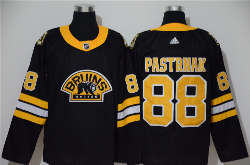 Bruins 88 David Pastrnak Black 3rd Adidas Jersey