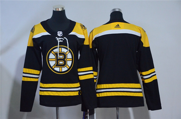 Bruins Blank Black Women  Jersey