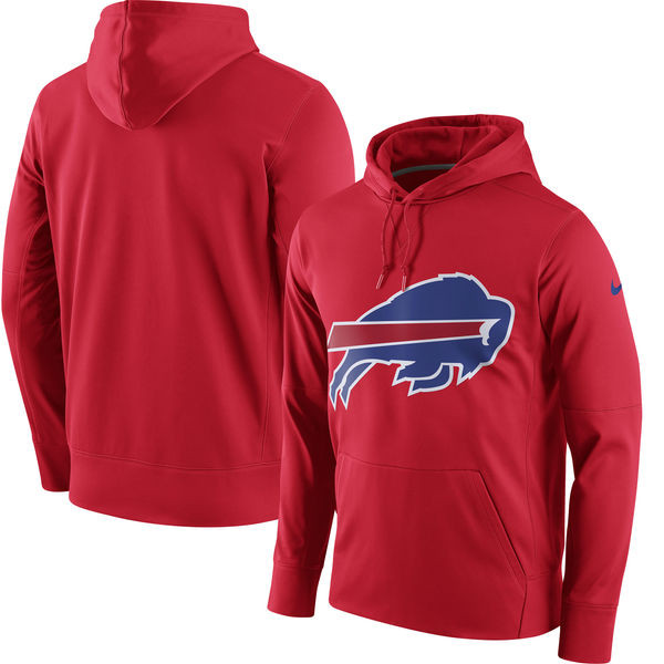 Buffalo Bills  Circuit Logo Essential Performance Pullover Hoodie Red