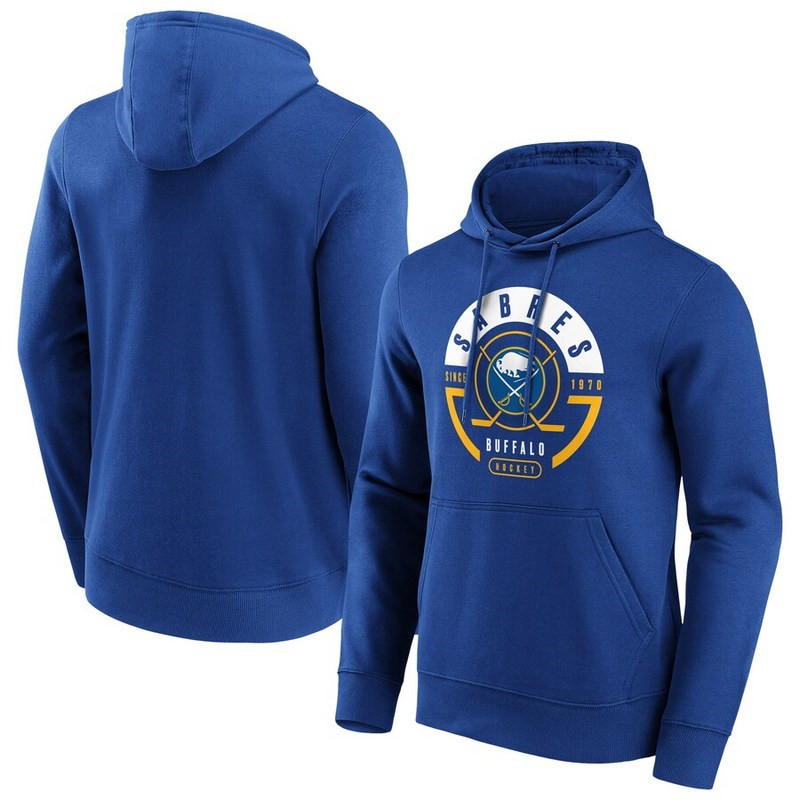 Buffalo Sabres Fanatics Branded Block Party Hoodie Royal Mens