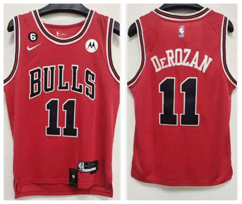 Bulls 11 DeMar DeRozan Red Nike 2022 23 Swingman Jersey